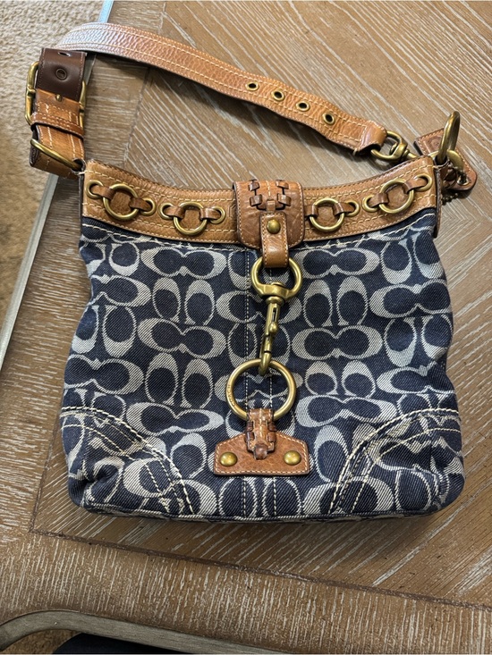 Coach Handbags - Vintage Coach Limited Edition denim bag, model F06K-10406!